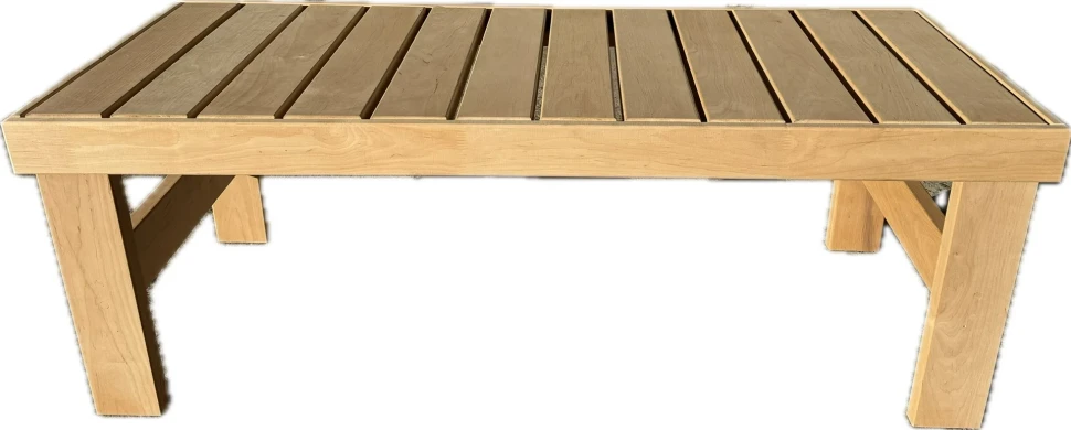 Лавочка из ольхи 1200x500x440 мм